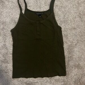 Banana Republic Dark Green Women's Tank Top